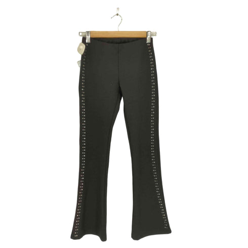 ザラ ZARA スタッズ ブーツカット パンツ レディース